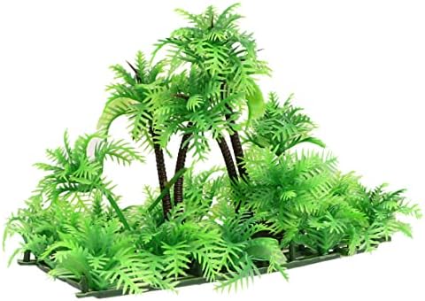 IPETBOOM 1PC Supplies - Ornament Miniature Palm para plantas de tanque de emulação de plástico subaquático
