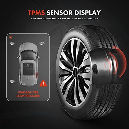 A-PREMIUM 315MHz Sistema de monitoramento de pressão dos pneus TPMs compatíveis com Toyota Tundra Sienna Sequoia