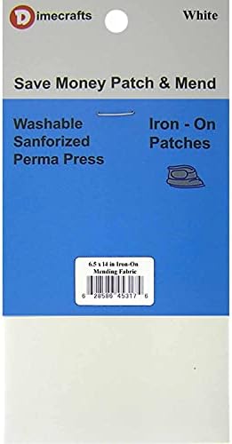 Rpdiyme 1 Patch Iron-on Mending Fabric 6,5 x 14 polegadas Compare com BondEx…