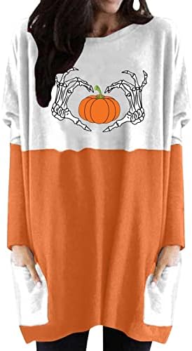 Roupas de outono feminino: Camisas fritas casuais casuais de manga comprida camisetas confortáveis