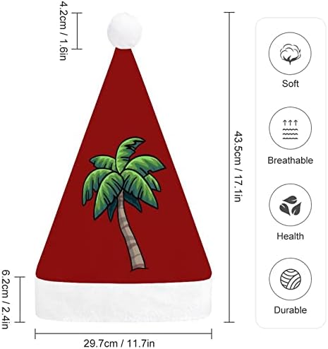 Chapéus de natal de palmeira tropical chapéus de chapéu de natal para férias de férias