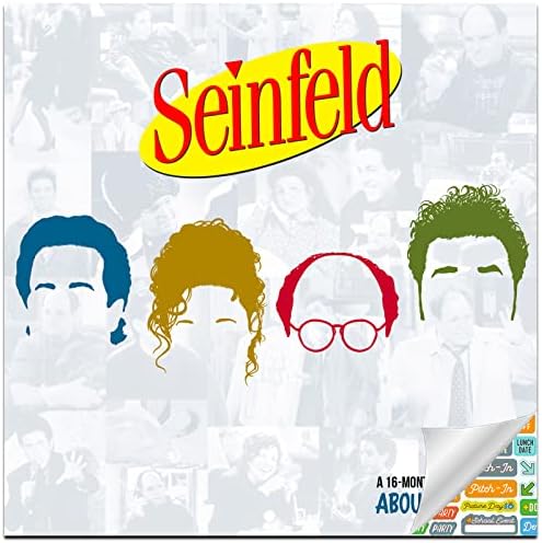 CALENDÁRIO DE SEINFELD 2023 - Deluxe 2023 pacote de calendário de parede Seinfeld com mais de 100