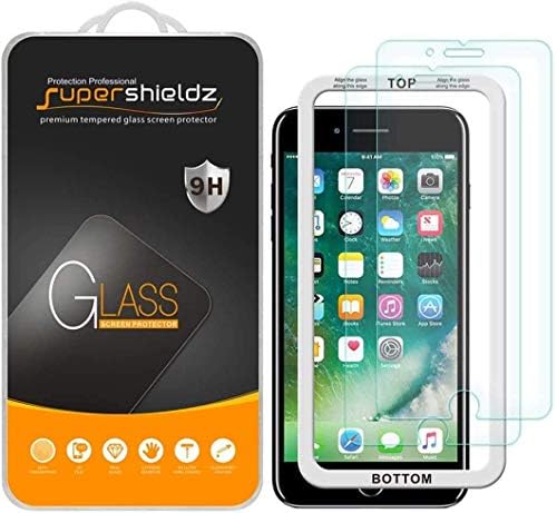 SuperShieldz projetado para Apple iPhone 6s e iPhone 6 Protetor de tela de vidro temperado com anti