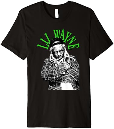 T-shirt Lil Wayne Green Photo Premium