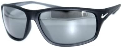 Nike EV1134-010 Óculos de sol adrenalina Antracite fosco/estrutura de estrutura prateada, cinza