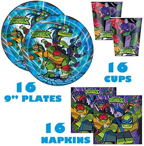 Ninja Turtle Birthday Party Supplies, Teenage Mutant Ninja Turtle Party Supplies for Tmnt Party,