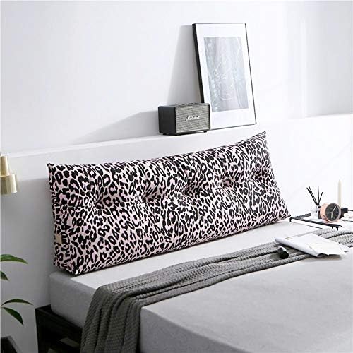 CCLZ Leopard Plush Cedge Pillow, travesseiro de triângulo macio lendo travesseiro de cunha Longa almofada
