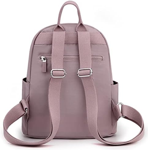 Mochila de nylon de collsants para mulheres Mini Backpack Backpack Purse Daypack