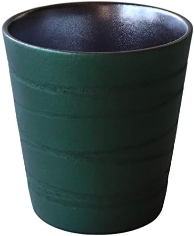 Awasaka metal color rock xícara esmeralda verde
