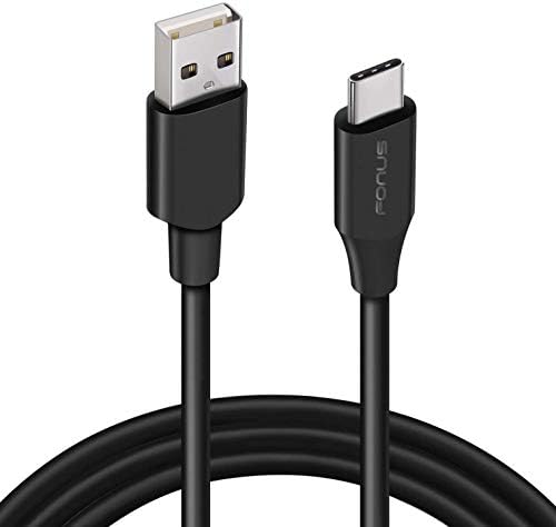 6ft USB -C Cabo Tipo -C Fio de alimentação do cabo USB Longo Compatível rápido com Motorola Moto G6 - Moto