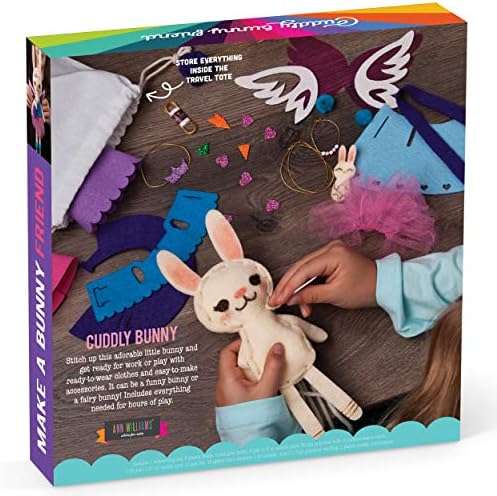 Craft-Tastic-Faça um kit de artesanato de um amigo de coelho e faça um kit de amigo da Fox-faz com que 1 stuffie