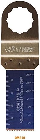 CMT OMS10-X1 Merda e lâmina de corte de descarga para Wood & Metal Fit Fein Supercut Festool Vecturo Redução Quicks Oscilador multicutter,
