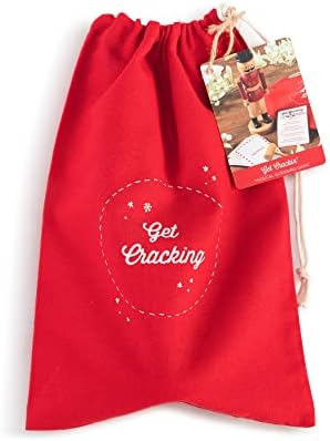 Demdaco Get Crackin 'Red, Black, Natural Brown Christmas Activity Gridesting Game