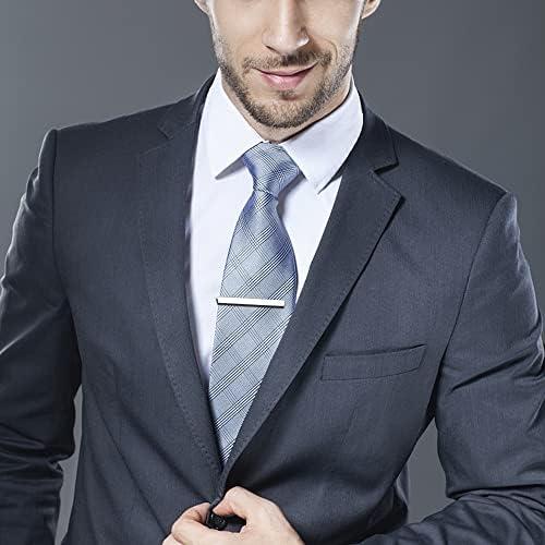Tachas thunaraz tachas para homens clipe de barra de amarração para gravatas regulares gravata masculino
