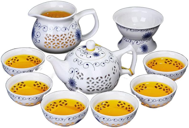 Cerâmica de chá de chá doméstico de chá requintado pintado à mão