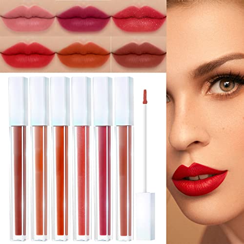Dbylxmn Silky Lip Soft Lip Lipstick Hidratante e não é fácil não é fácil desaparecer 6 cores excelentes para