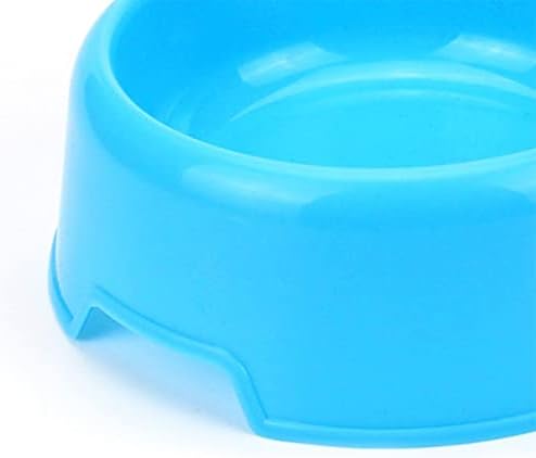Mipcase Non Water Color Bowl Cat Plástico alimentação de cães comendo doces azuis bebidas de animais