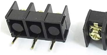 X-DREE 5PCS 300V 25A 3P POLO 9.5mm Pitch Pit da placa PCB PCB Black Block Block Connector (5 unids