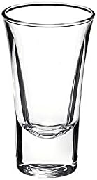 Bormioli Rocco Dublino Collection Shot Glasses - Conjunto de 6 copos transparentes com base pesada - vidro de