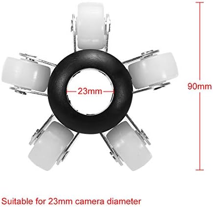 Rodas guia de 90 mm LIXADA Câmera de protetor para câmera de inspeção de oleoduto de esgoto de