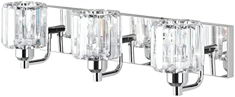 Ralbay Crystal Vanity Lights Fixtle 3 Lights