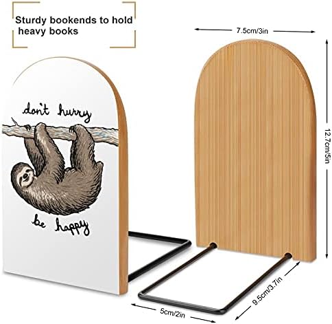 Livro da preguiça feliz para as prateleiras Holden Booknds Holder for Heavy Books Divider Modern Decorative