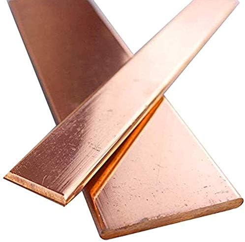 Folha de cobre pura de Sogudio 19,6 T2 Cu Metal Bar Bar Flat Metal Crafts de espessura de metal placa de latão