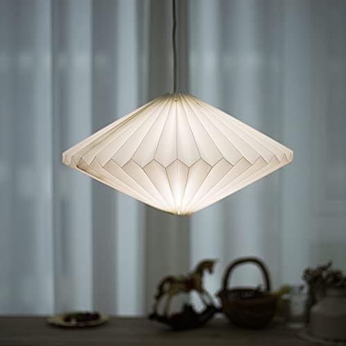 Vindeed White Origami Lampshade, lanternas de papel pendurado para decoração de casa