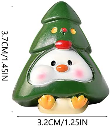 Rainbow Gnome Ornament Christmas Cartoon Animal Pig Snowman árvore de Natal