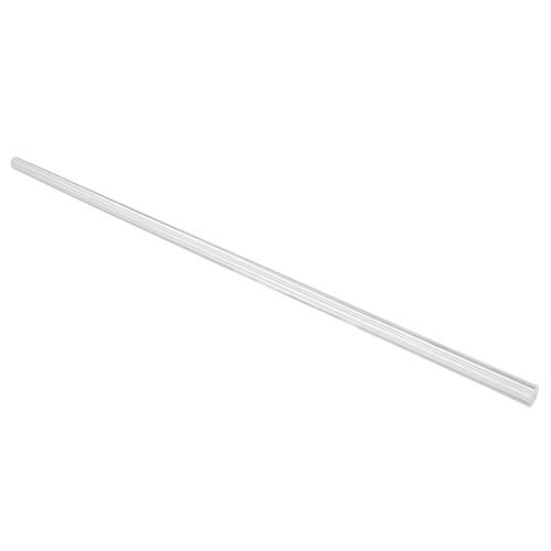 1PCS Linha reta branca Linha reta haste redonda de acrílica Plexiglass Tolerância padrão de 12 mm de diâmetro