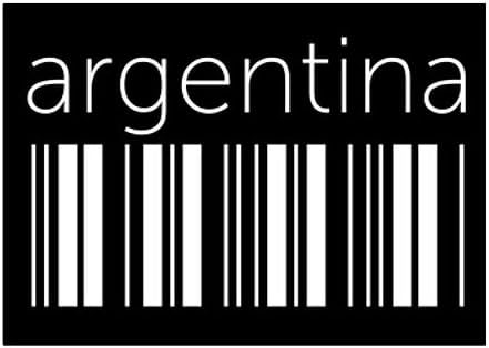 Teeburon Argentina Lower Barcode Sticker Pack x4 6 x4