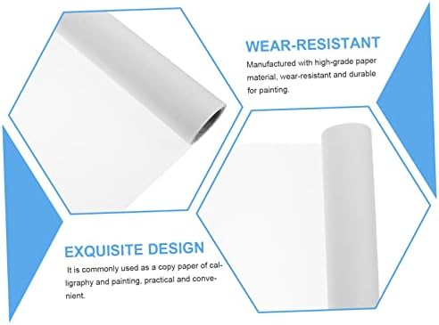 Favomoto 5 Rolls Rastreio papel transferência de papel Rastreio de rastreamento para desenho desenho