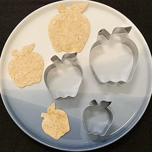 Apple Cookie Cutter Set-Secret 3,5 2,7 1.9 -3 Cutters de cookie de peças
