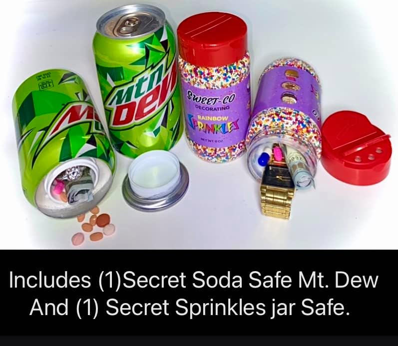 Sprinkles falsos e uma substituição/substituição compatível para (MTN Dew] fabricado pelo Admiral Beverage