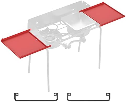 Plataforma lateral dobrável para o fogão de 2 queimadores do Camp Chef Explorer, mesa de prateleira