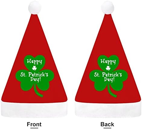 Dia de São Patrício Clover Chapéu de Natal chapéus Papai Noel Decorações de árvores Decoração