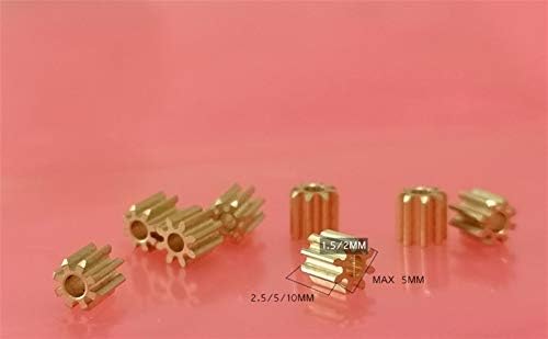 ZhengGuifang ZGF -BR 0,5m 8t engrenagens de cobre de 1,5 mm 2 mm - espessura 2,5/5/10mm para peças DIY