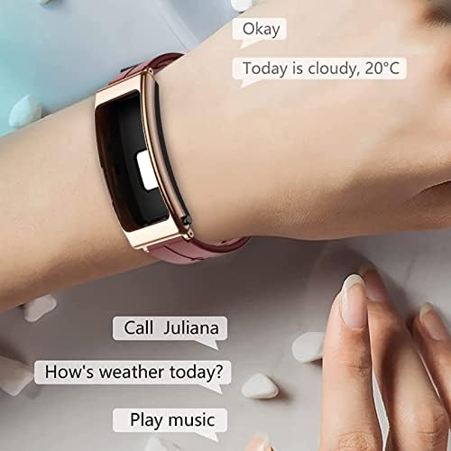 Byikun Smart Watch com fones de ouvido, 2 em 1 relógio de fitness com fones de ouvido sem fio, 1,14 polegada IPS