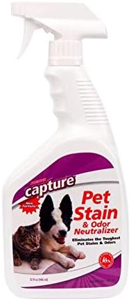 Capture Carpet e Tapete Limpador a seco Pet Stain & Odor Neutralizer, Removedor de manchas para animais