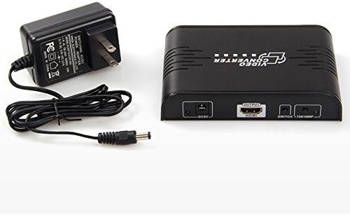Aemyo RCA Composite/S-Video CVBS para HDMI Converter S-Video R/L Audio para HDMI 720p/1080p AV em HDMI OUT SVIDEO