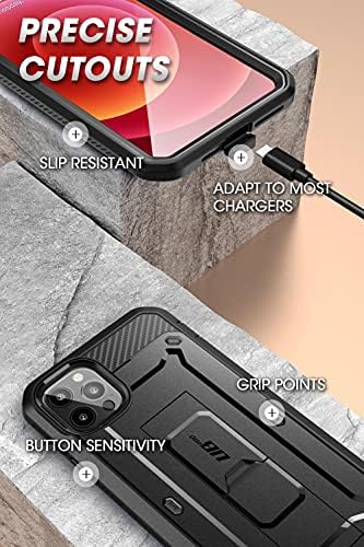 Supcase Unicorn Beetle Pro Série Pro para iPhone 13 Pro 6,1 polegadas, protetor de tela embutido