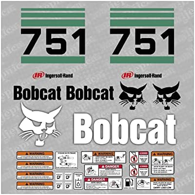 Bobcat 751 Decalque de pós -venda/AUFKLEBER/ADESIVO/STETER/CONJUNTO DE SUBSTITUIÇÃO
