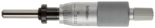 Mitutoyo 150-208 Cabeça micrômetro, tamanho médio, intervalo de 0-1 , graduação de 0,001, +/- 0,0001