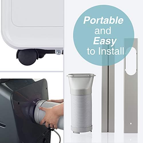 UKOKE USPC01W SMART WiFi Portable Air Conditioner, trabalha com Alexa & Mobile App Control, 12000Btu, unidade