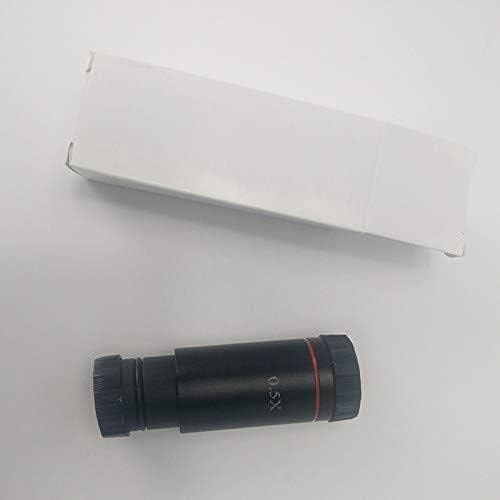 Lianganan Controla 0,5x C Microscópio de montagem 23,2 mm Lente de redução de ocular eletrônica Lente de relé de microscópio 0,5x para microscópio Relés de câmera CCD