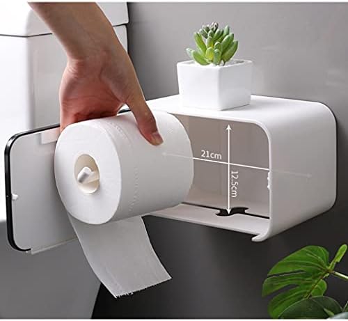 Suporte de papel higiênico à prova d'água Smljlq para toalhas de papel higiênico Caixa de armazenamento