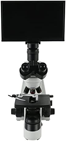 Wuyuesun HD 1080p 11,6 LCD 40X-1000X 1600X 2000X Microscópio biológico trinocular profissional de laboratório