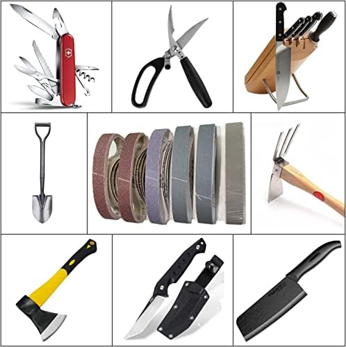 30 PCs 3/4 x 12 Faca de faca Cintos de lixar, kit de correia de substituição para faca de faca e ferramenta