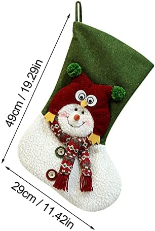 Staque de Natal 19 Christmas Snowman Decorações de Natal e acessórios de festa Chapéus gnome para árvores