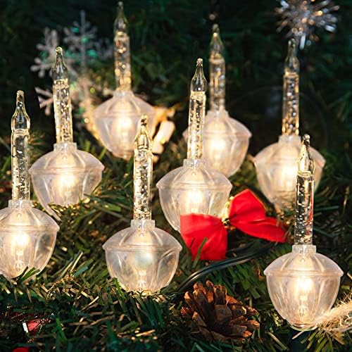 Pallerina Christmas Bubble Lights 11 ft Luzes de corda de bolha com 7 lâmpadas bolhas, luzes de bolha vintage